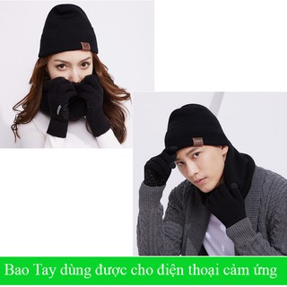 Combo Găng Tay, Nón, Khăn cổ Hàn Quốc