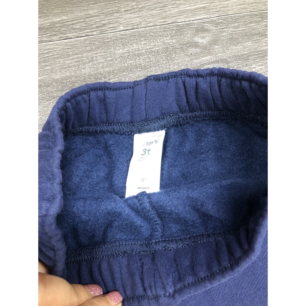 Quần CARTER'S Baby Xanh Navy Cotton Nỉ - 3399