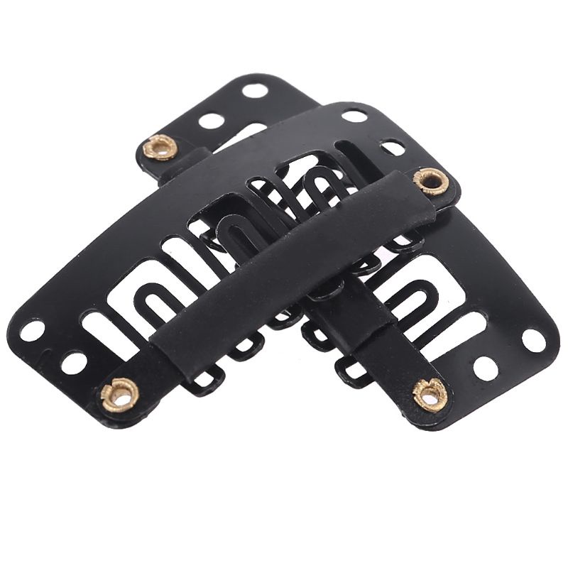 Set 10 Kẹp Tóc Giả 32mm Hình Chữ U Bằng Kim Loại