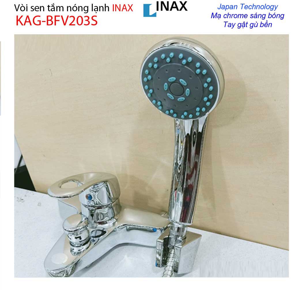 Vòi  sen nóng lạnh LInax chính hãng BFV-203S, Sales 30% giá tốt chất lượng tốt Vòi sen tắm LInax
