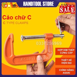 Cảo chữ C 5inch - 125mm Asaki AK-6264 ( Vam chữ G 5 inch)