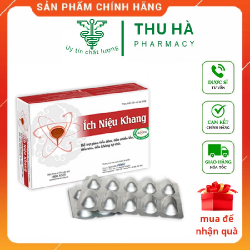 [ Có tem tích điểm] Ích Niệu Khang - tiểu nhiều , tiểu không tự chủ