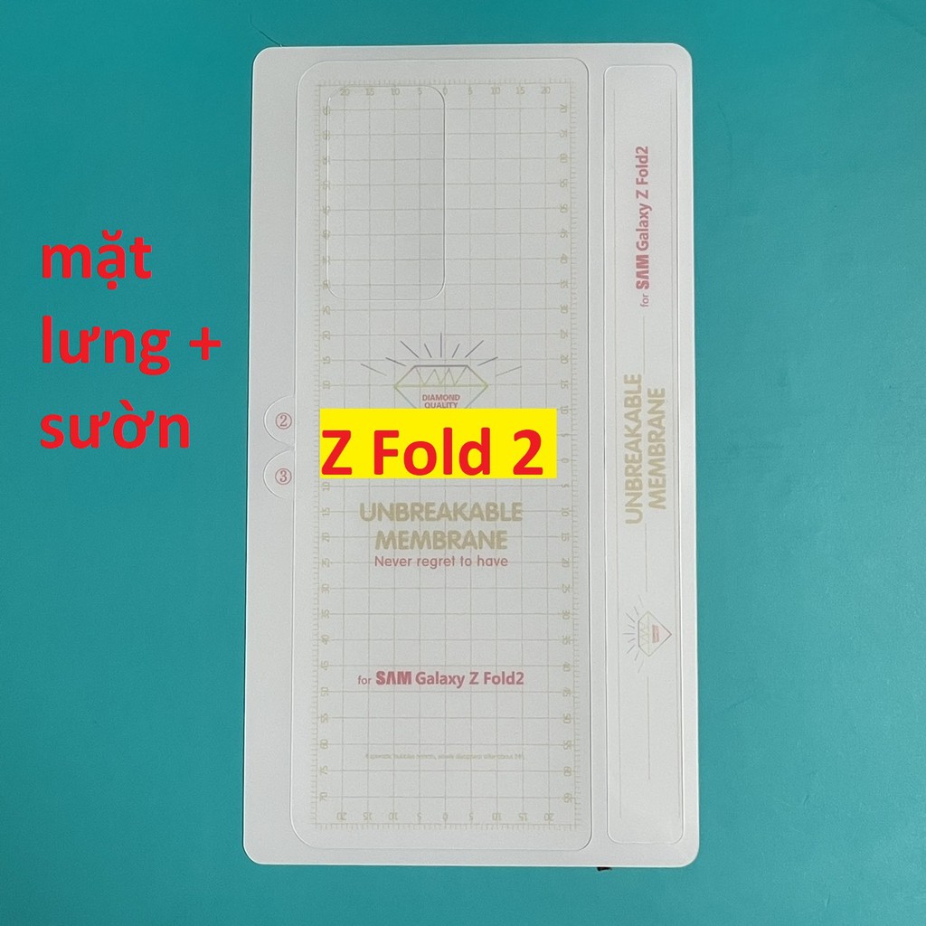 Dán dẻo PPF Cho Samsung Galaxy Z Fold 3 ,Z Fold 2 , Fold loại trong suốt và nhám