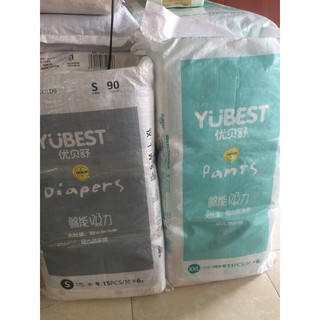 Bỉm Yubest gold dán/ quần S90, M84, L78,XL72, XXL66
