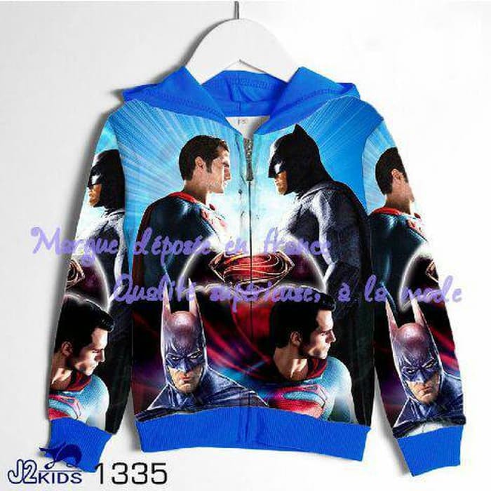 Áo Khoác Hoodie Siêu Anh Hùng Người Dơi Cho Bé Trai J2