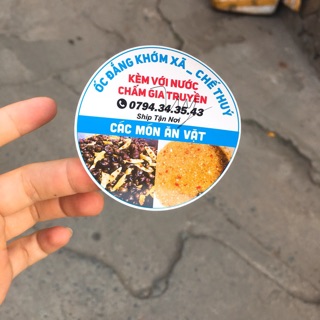 Tem Giấy Cán Màng