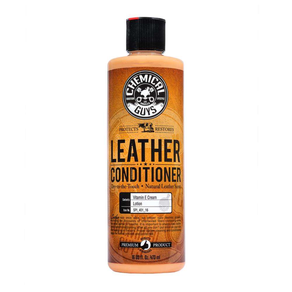 Kem Dưỡng nội thất ô tô, sofa da Chemical Guys Leather Conditioner Vitamin E dưỡng ghế da ô tô, chống nứt gãy ghế da.