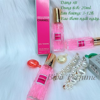 NƯỚC HOA NỮ MINI CHANCE HỒNG 20ML