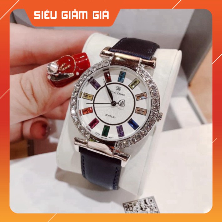HOT TREND Đồng Hồ Nữ roy đá 7 màu sang trọng giá rẻ