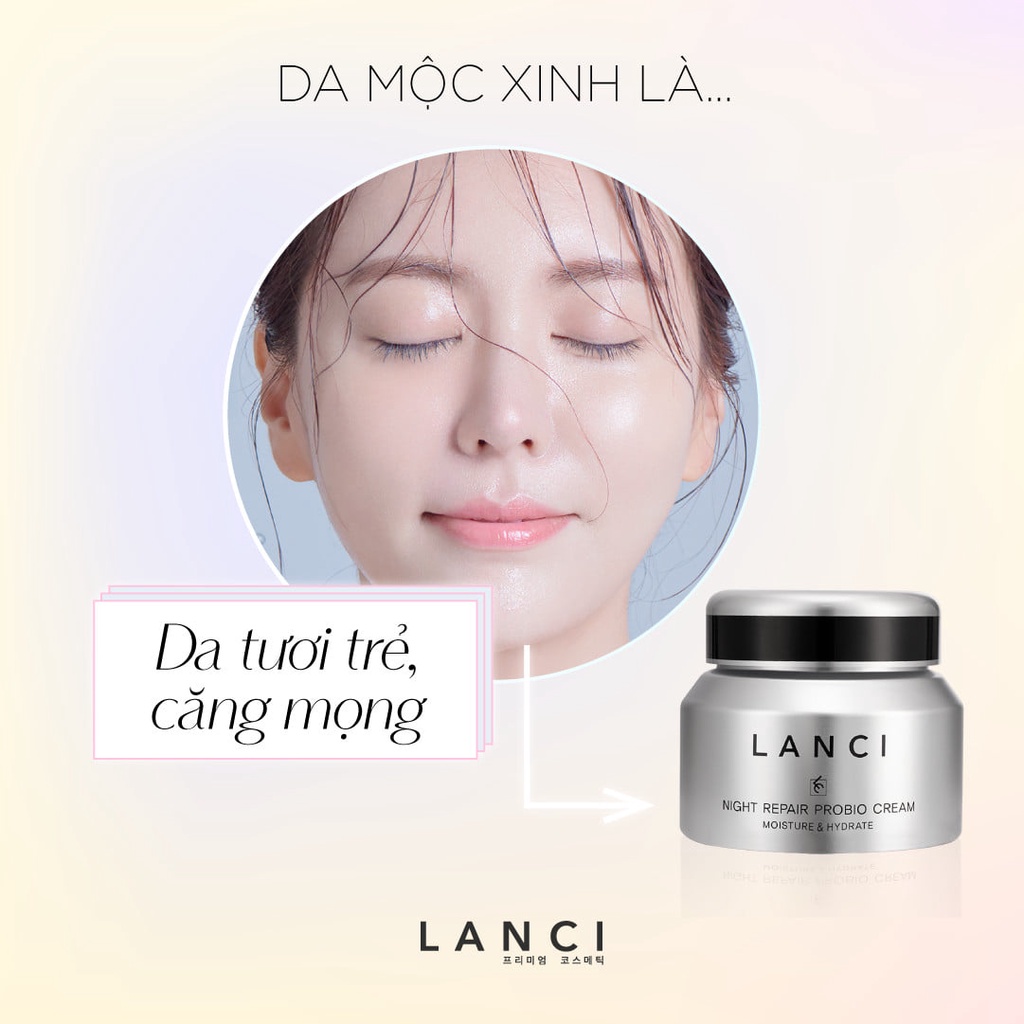 Kem Lanci 50ml Hàn Quốc Zuka Beauty phục hồi da hư tổn cải thiện nám tàn nhang dưỡng ẩm tái tạo da từ sâu bên trong