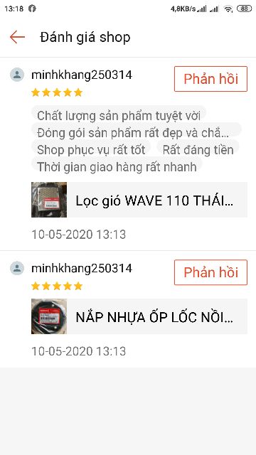 NAP_NẮP NHỰA ỐP LỐC NỒI WAVE ANFA ZIN HÃNG