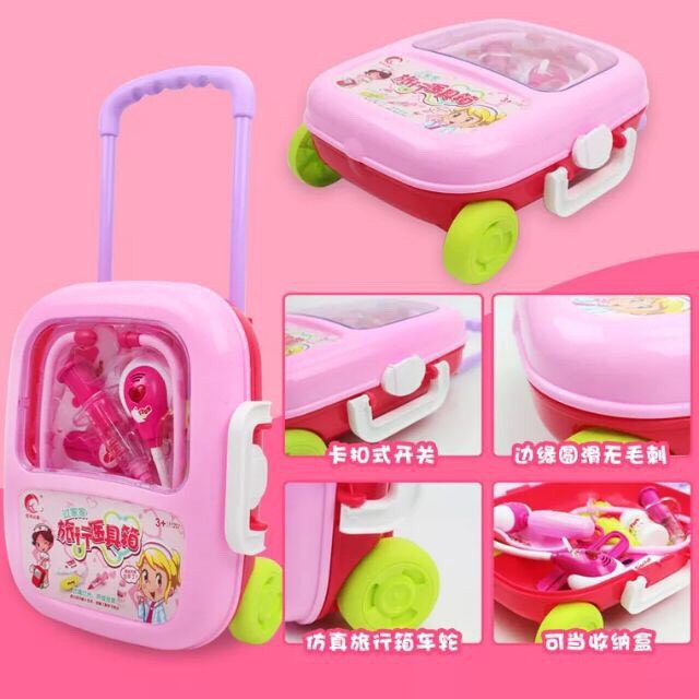 Đồ chơi vali kéo dụng cụ khám bác sĩ