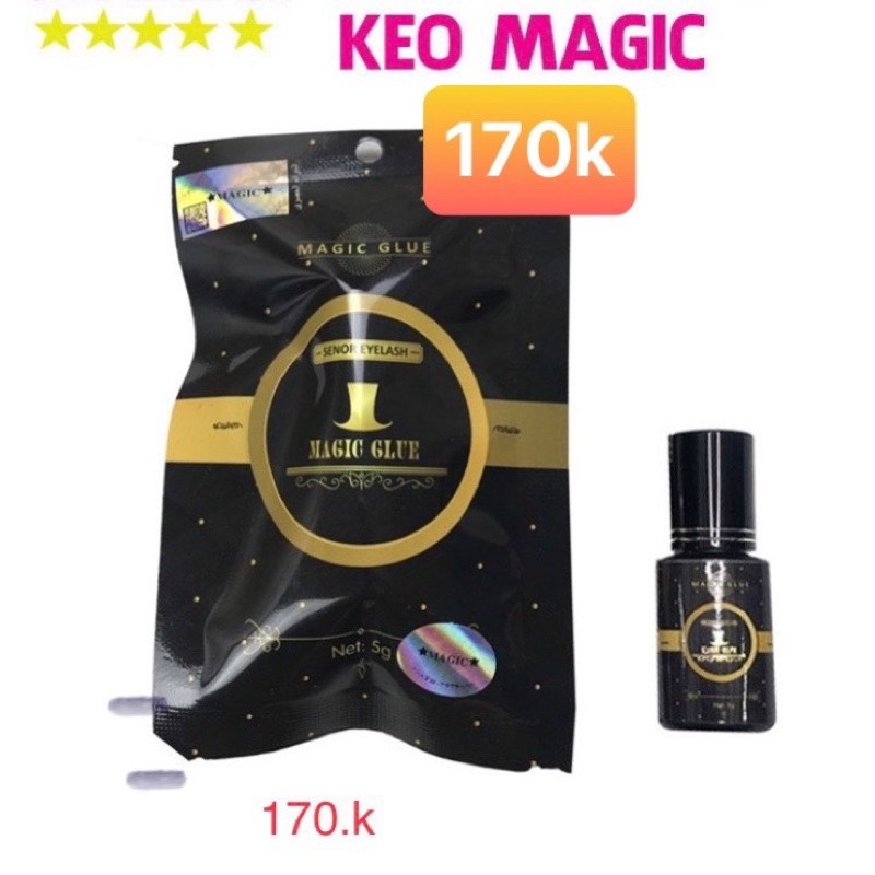 Keo nối mi Magic glue chính hãng.dụng cụ nối mi thúy hà