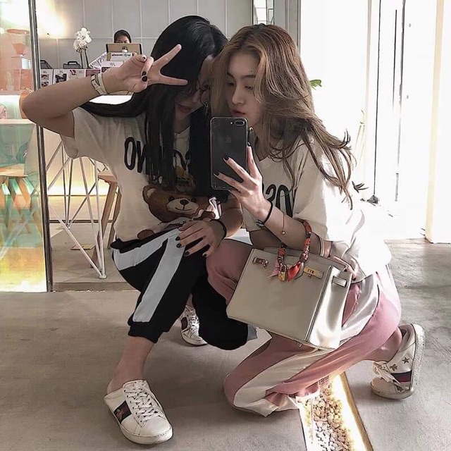 Quần jogger sọc viền cực hot