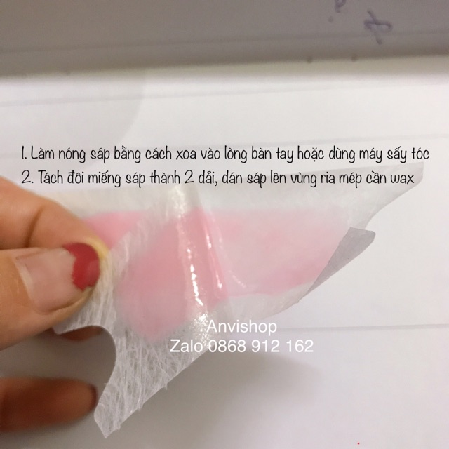 Miếng Wax ria mép Veet 20 dải sáp tặng 4 gói dưỡng da bill Đức Anvishop - VEET Wax trips ANVISHOP | BigBuy360 - bigbuy360.vn