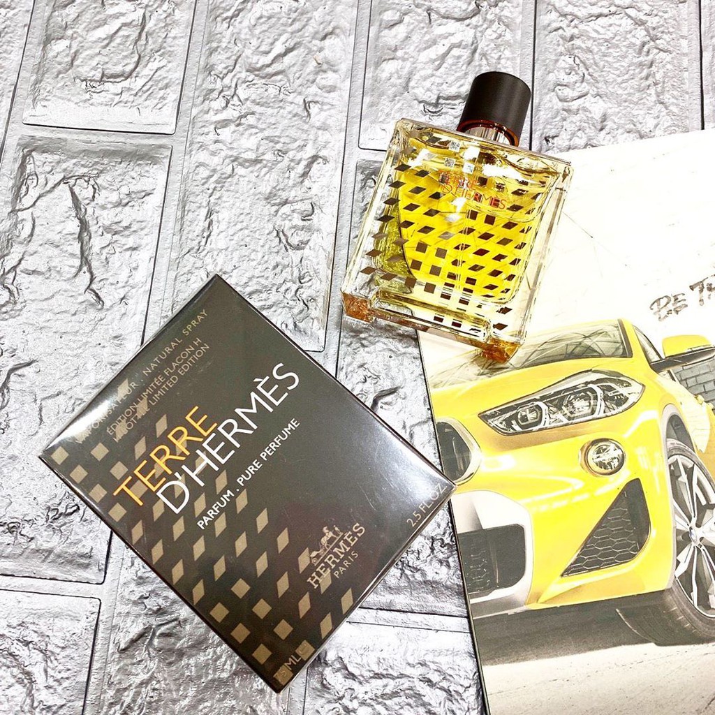 NƯỚC HOA NAM TERRE D'HERMES H BOTTLE LIMITED EDITION PARFUM 75ML MẪU 2019