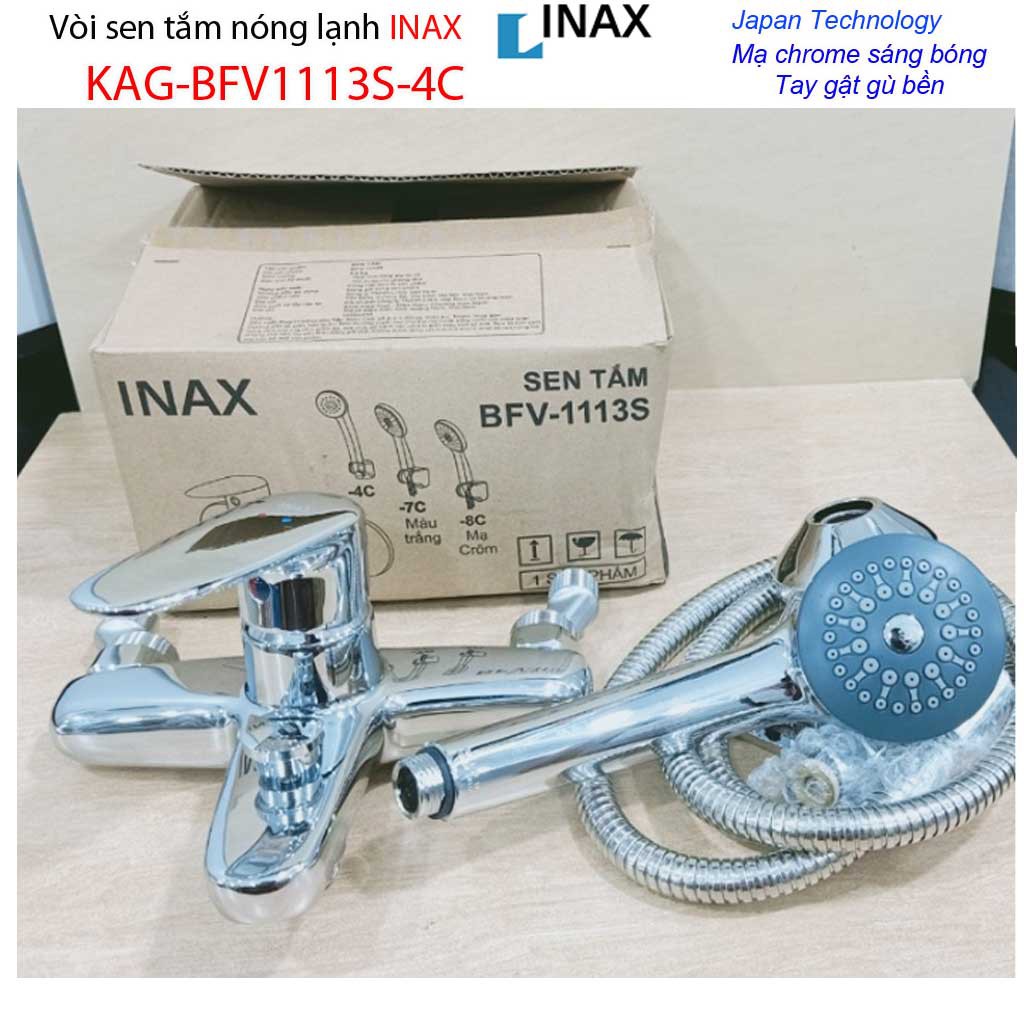 Sales 30% vòi sen tắm LInax chính hãng BFV1113S-4C, Vòi sen nóng lạnh giá tốt chất lượng tốt hiệu suất cao bền bỉ