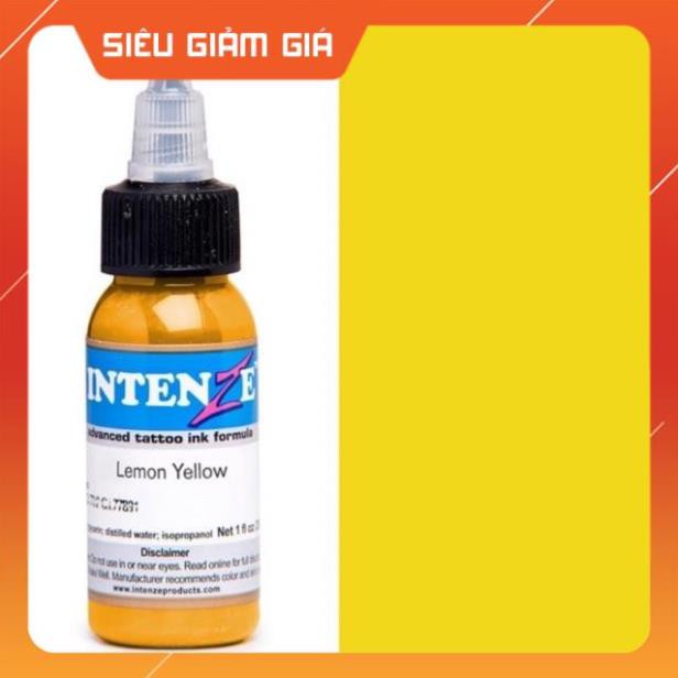 Mực xăm màu vàng intenze 30ml hàng có sẵn