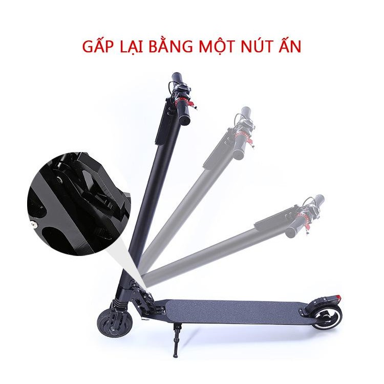 Xe Scooter xe trượt điện mini có thể gấp thanh thiếu niên nam nữ đi làm đi học tiện lợi