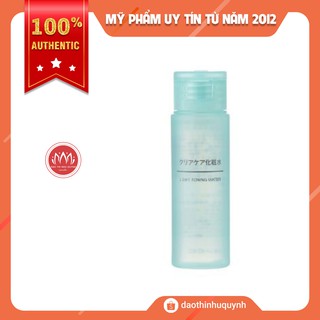 Nước hoa hồng Toner Muji Clear Care Light Toning Water cho da mụn 50ml