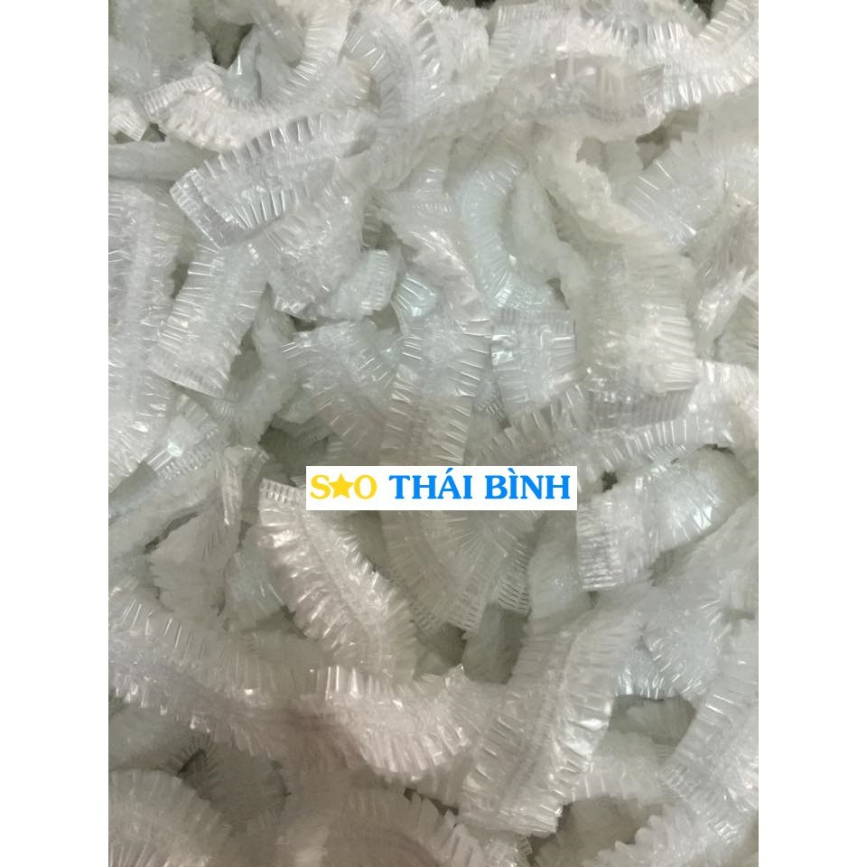 Bịch Chụp tóc nilon trắng (100 cái/bịch)