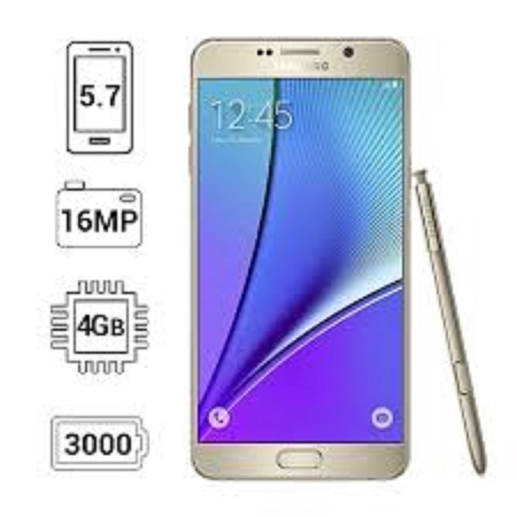 Điện thoại SAMSUNG GALAXY NOTE 5 ram 4G/32G Chính hãng, chơi PUBG/Free Fire mượt