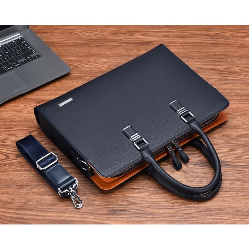 [DA THẬT] Cặp Da đựng tài liệu| Cặp giáo viên| Có ngăn Đựng laptop, tài liệu công tác nhiều ngăn phụ | Đồ Da phương anh