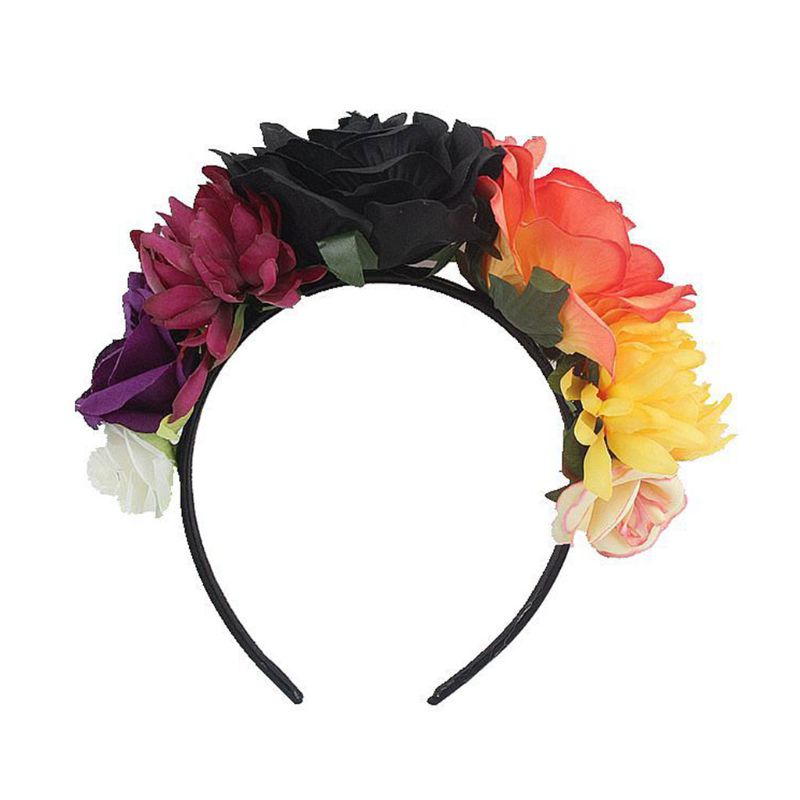 Băng Đô Hoa Hồng Nhiều Màu Sắc Hóa Trang Ngày Giáng Sinh / Halloween