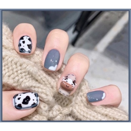 Móng tay giả đính đá kèm keo dài nhọn  YOU NAILS