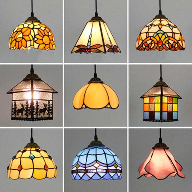 Đèn LED Treo Mặt Kính Phong Cách Địa Trung Hải Độc Đáo