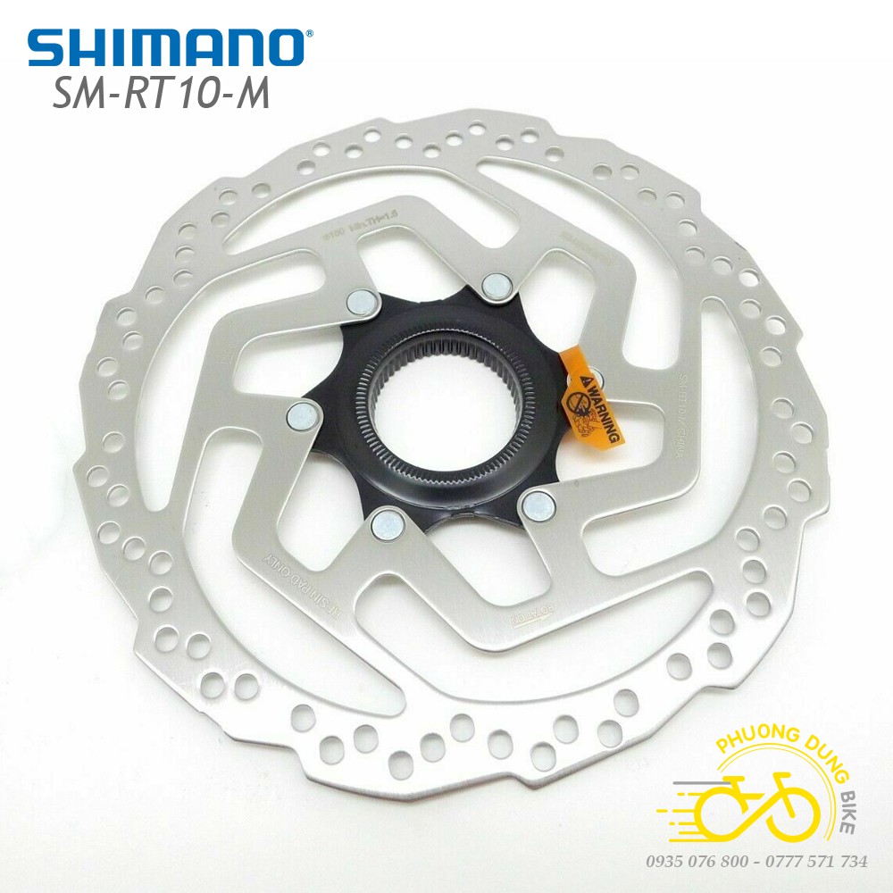 Đĩa phanh thắng xe đạp SHIMANO SM RT10 160mm 180mm Center Lock - CHÍNH HÃNG