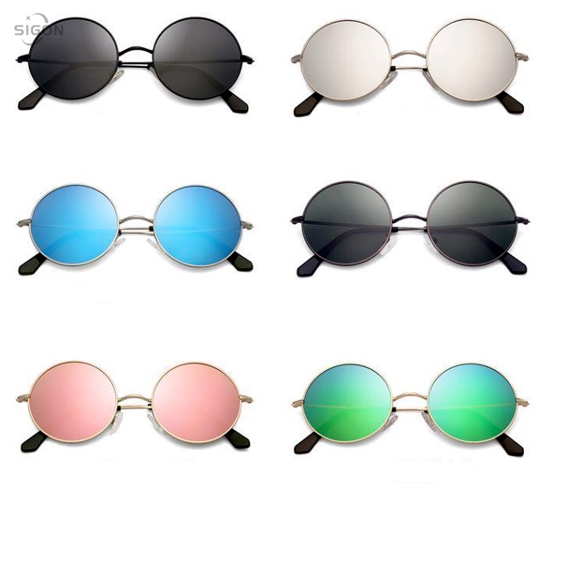 Kính Mát Gọng Tròn Chống Tia Uv Sự Bảo Vệ