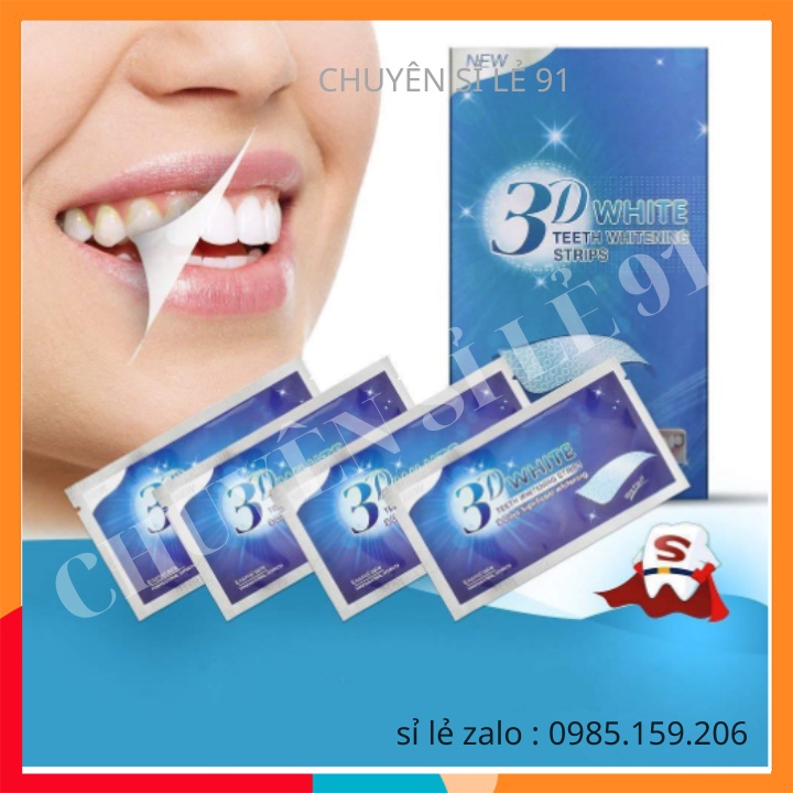 Miếng dán Trắng răng 3D 5D White Teeth Whitening Stripss MagicBeauty