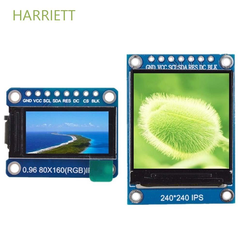 HARRIETT SPI LCD Module IPS Display TFT Display Not OLED HD 65K 0.96 1.3 1.44 1.8 inch Display Module 7P IC 80*160 LCD Screen Board