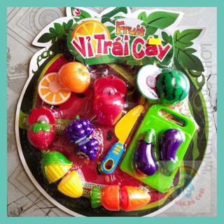 Vỉ cắt hoa quả cho bé 💖FREESHIP💖Đồ chơi trẻ em - cắt trái cây