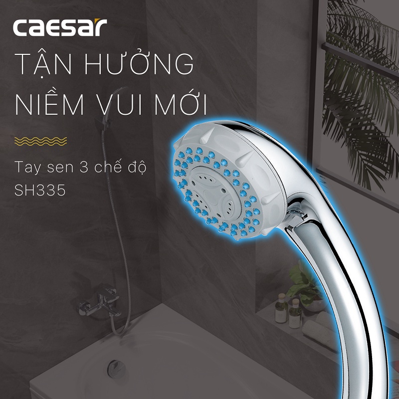 Tay sen 3 chức năng Caesar SH335- HÀNG CHÍNH HÃNG