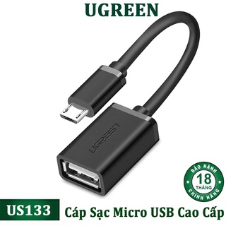 Bộ chuyển micro usb rausb 2.0 hỗ trợ otg ugreen us133