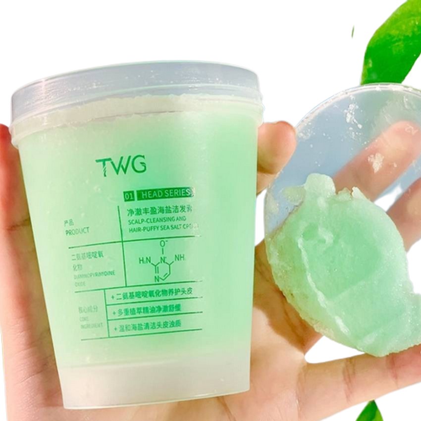 Muối biển tẩy tế bào chết cho da đầu Tẩy tế bào chết da đầu Làm phồng chân tóc GALA HOME