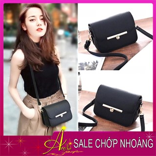 [SALE RỰC RỠ] Túi Xách Nữ - Túi Hộp Khóa Xoay Đeo Chéo  Sang Chảnh - Annshop