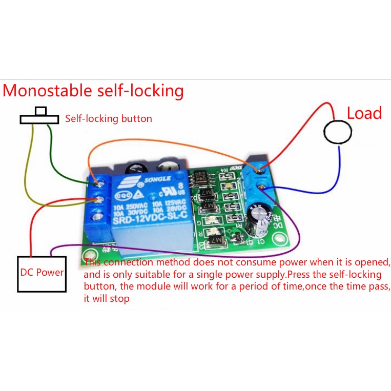 Mô Đun Rơ Le Ne555 12v 0-60s