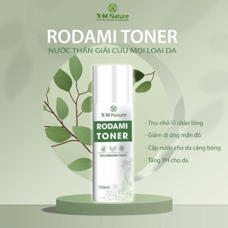 Free Ship RODAMI TONER XMNATURE (Nước hoa hồng nguyên chất)