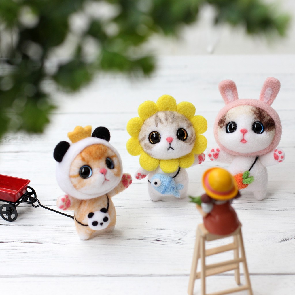 Thú Nhồi Bông Hình Chú Mèo Đáng Yêu