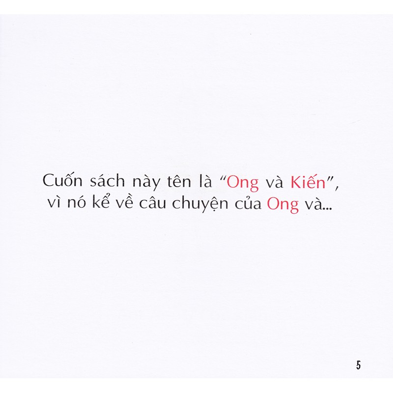 Sách - Ong và Kiến 2 - Các từ tiếng Anh nào có 3 chữ cái?