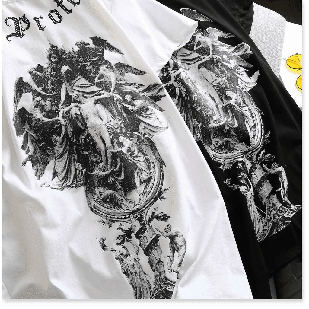 ÁO THUN COTTON CỔ TRÒN FROM RỘNG THIẾT KẾ HỌA TIẾT SIÊU NGẦU,,CHẤT VẢI KHÁNH AN FASHION
