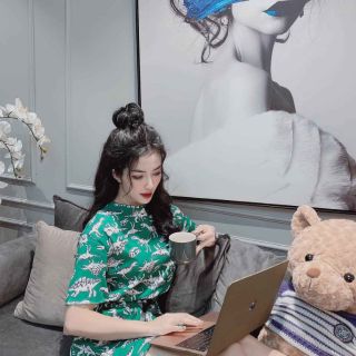 144k sét bộ thun nữ mặc ở nhà mùa hè quần đùi kèm áo phông họa tiết