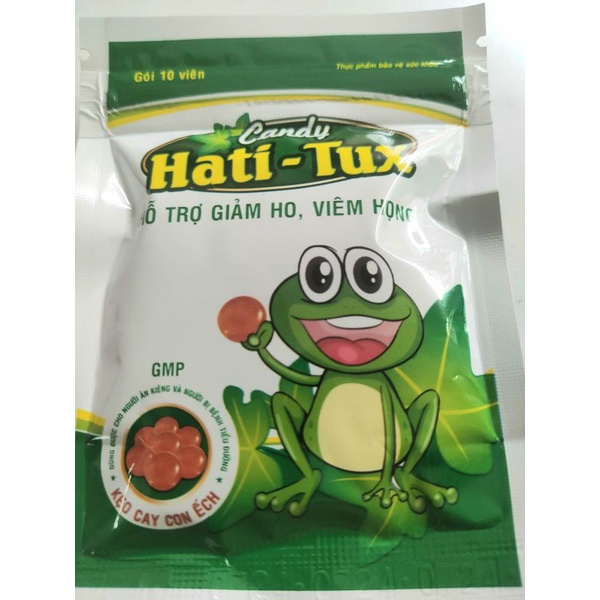 Kẹo ngậm con ếch Hati-Tux kẹo cay con ếch Hatitux -  Đông Anh Pharmart