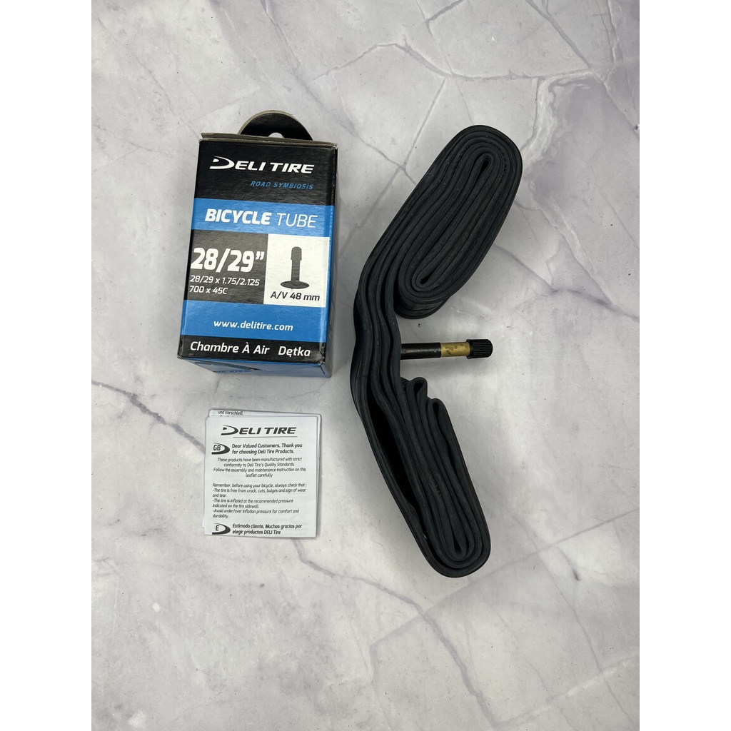 Săm  xe đạp chính hãng Deli Tire các cỡ MTb  20",24",26",27.5",29", 700x18,23,25,28,32,35,43,Touring