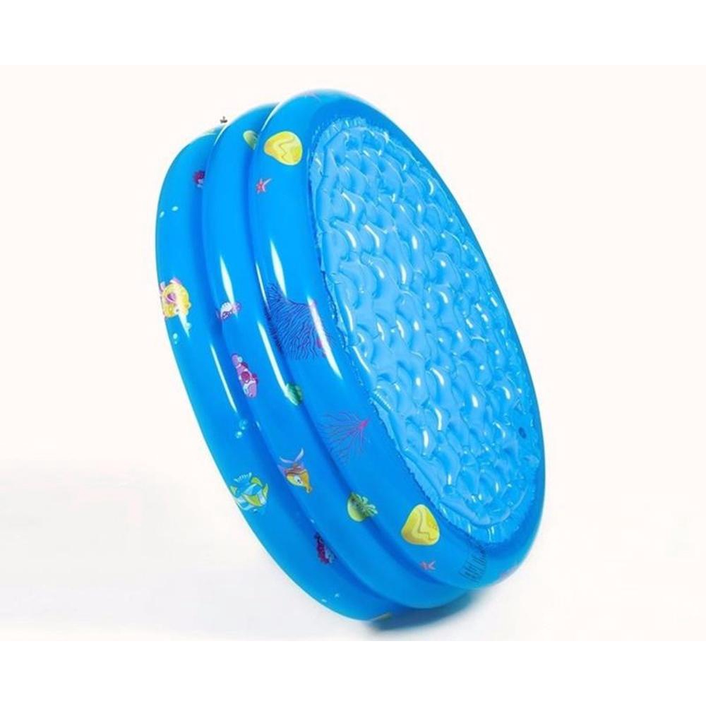 Bể bơi cho bé hình tròn 3 tầng (Cỡ 150cm và cỡ khác) loại hồ phao bơm hơi gấp gọn chơi trong nhà