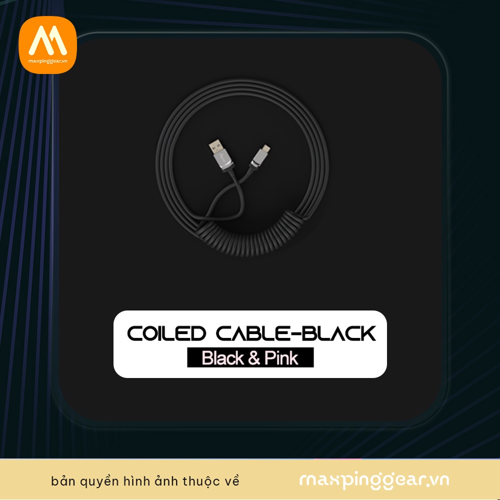 Dây Cáp Custom Bàn Phím Cơ AKKO Coiled Cable