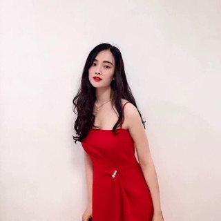 Váy 2 dây sang , đỏ đô và đen